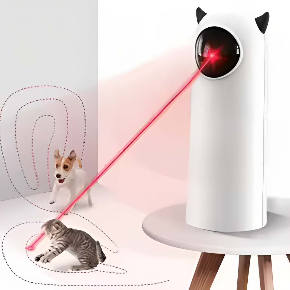 Jouet Laser Automatique Intelligent pour Chat – Stimulation Interactive et Design Élégant