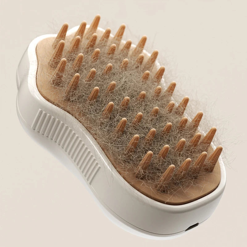 Brosse de Bain pour Animaux | 3-en-1 Massage, Nettoyage et Démêlage | Brosse Silicone Douce avec Pulvérisation Fine – Pour Chiens et Chats