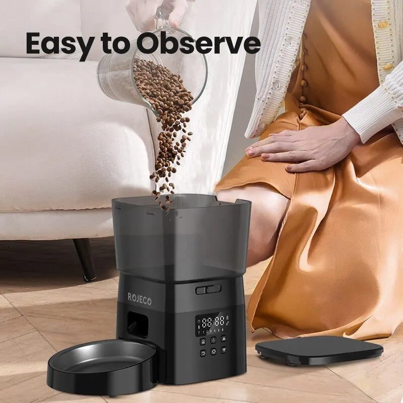 Distributeur Automatique 2L pour Chats et Chiens – Alimentation Programmable et Design Élégant