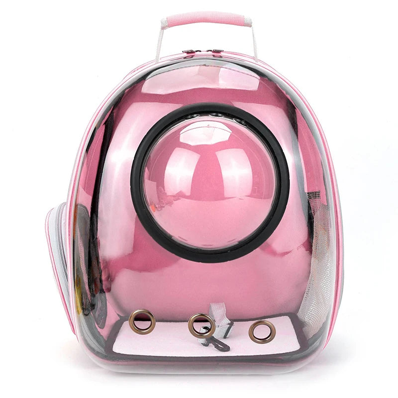 Sac à Dos Transparent pour Chat et Chien – Capsule Spatiale Respirante | Transport Confortable et Élégant