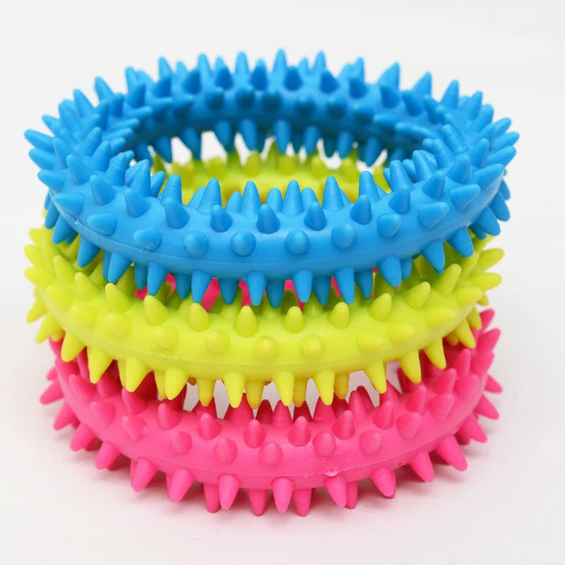 Jouets à Mâcher pour Chiens – Jouet Résistant en Caoutchouc pour Dents Saines | Nettoyage & Entraînement Chiots – Allforpet