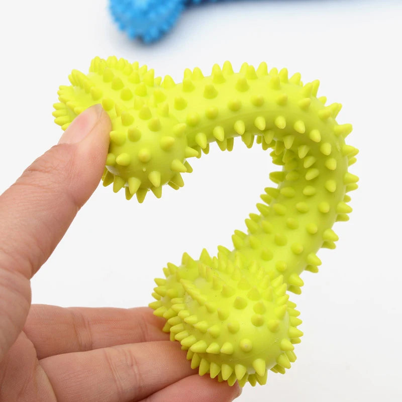 Jouets à Mâcher pour Chiens – Jouet Résistant en Caoutchouc pour Dents Saines | Nettoyage & Entraînement Chiots – Allforpet