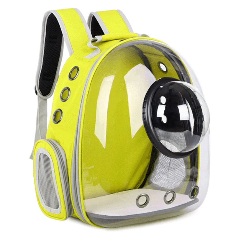 Sac à Dos Transparent pour Chat et Chien – Capsule Spatiale Respirante | Transport Confortable et Élégant