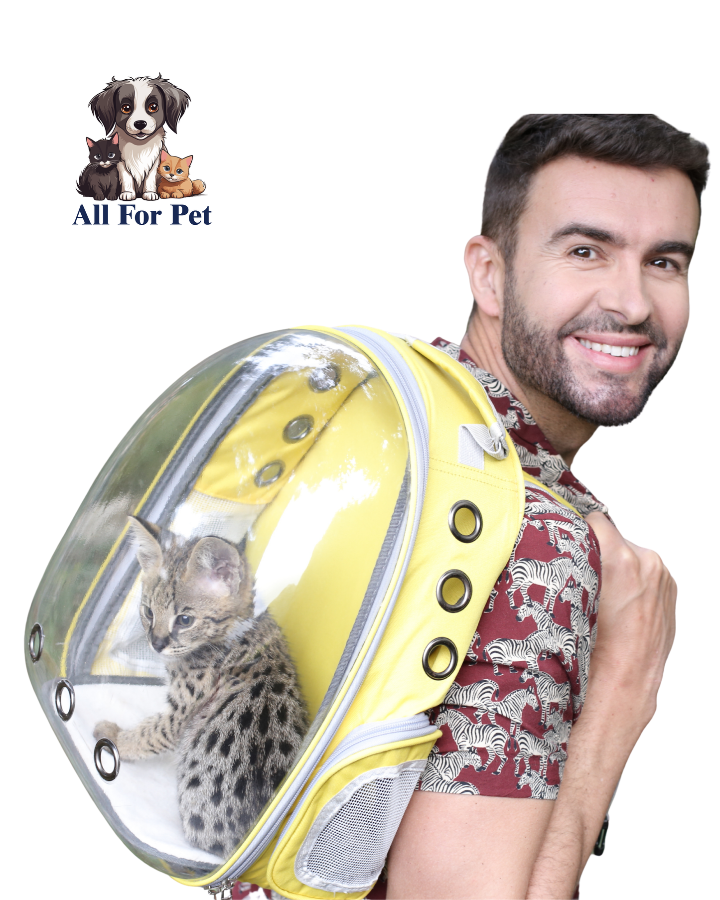 Sac à Dos Transparent pour Chat et Chien – Capsule Spatiale Respirante | Transport Confortable et Élégant
