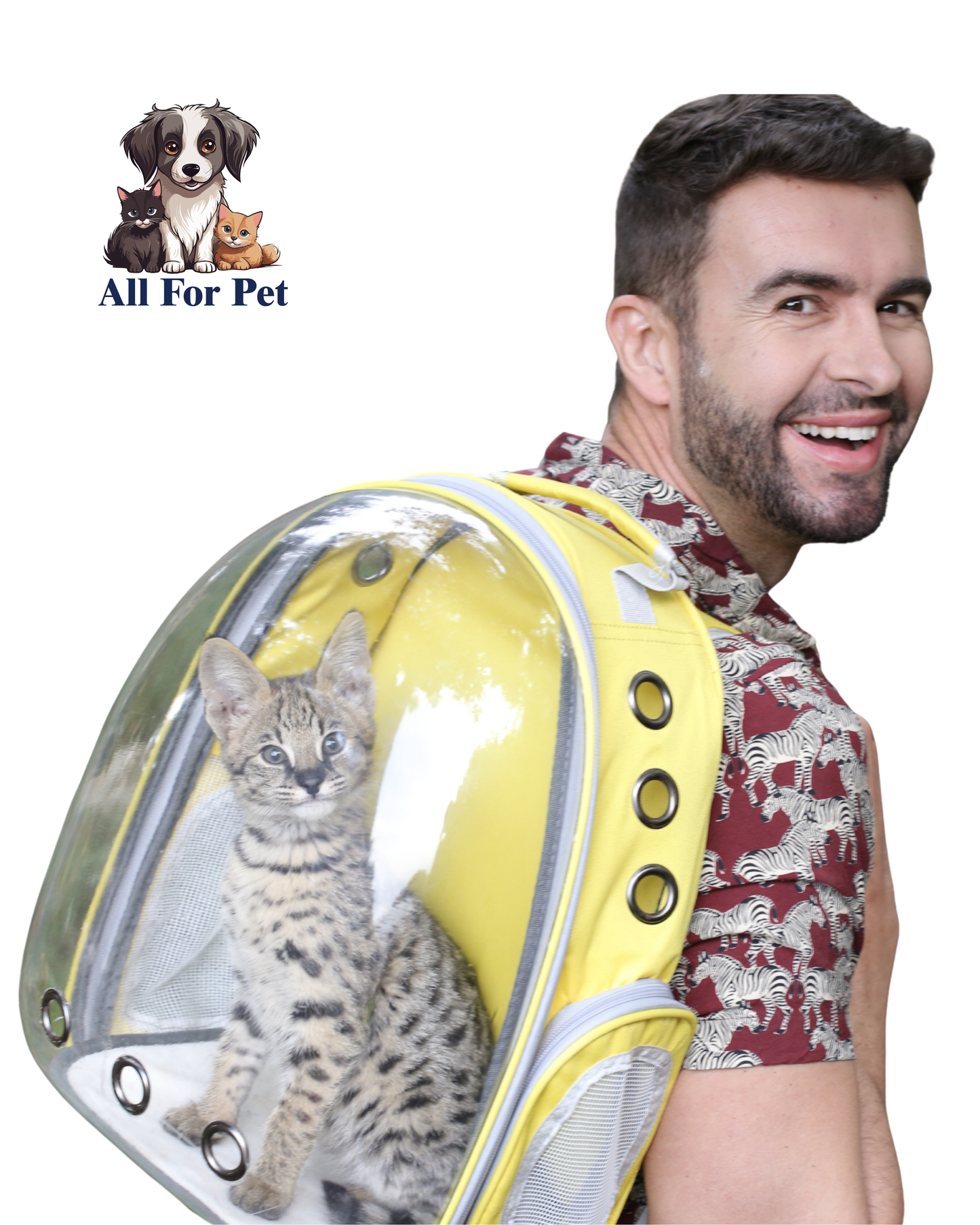 Sac à Dos Transparent pour Chat et Chien – Capsule Spatiale Respirante | Transport Confortable et Élégant