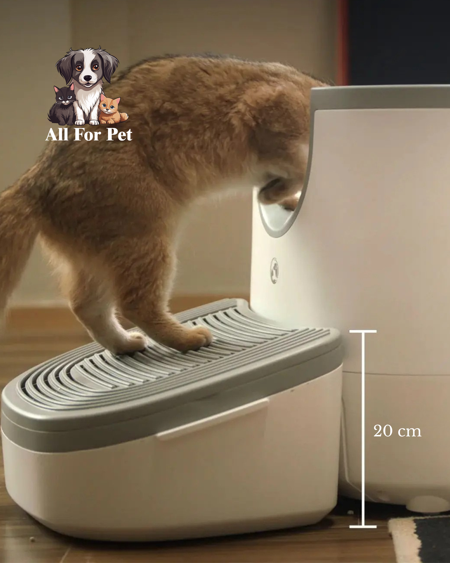 Bac à Litière Auto-Nettoyant pour Chats – Grande Capacité | Design Ouvert | Nettoyage Automatique & Capteurs Intelligents