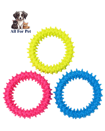 Jouets à Mâcher pour Chiens – Jouet Résistant en Caoutchouc pour Dents Saines | Nettoyage & Entraînement Chiots – Allforpet