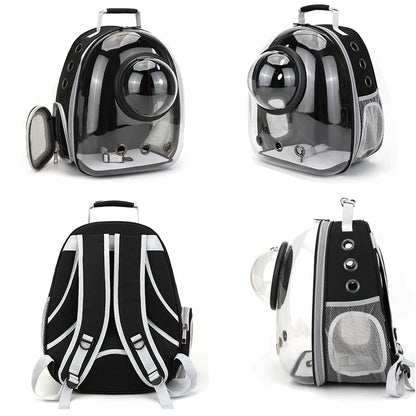 Sac à Dos Transparent pour Chat et Chien – Capsule Spatiale Respirante | Transport Confortable et Élégant