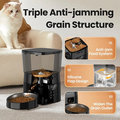 Distributeur Automatique 2L pour Chats et Chiens – Alimentation Programmable et Design Élégant